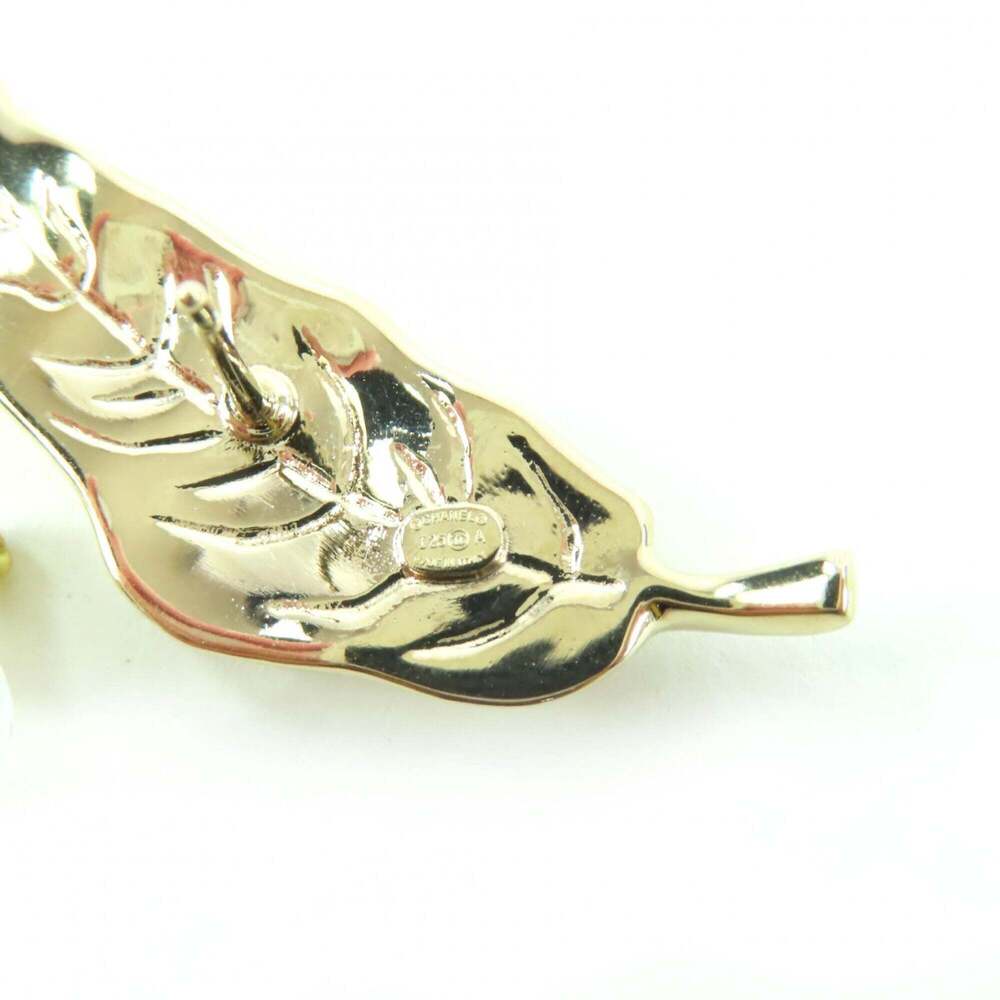 CHANEL Authentic Gold Logo Earrings - Picture 9 of 9